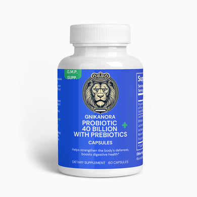 GNIKANORA Probiotic 40 Billion with Prebiotics