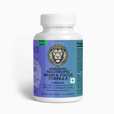 GNIKANORA Nootropic Brain & Focus Formula