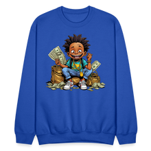 SBB Young Money Bag Crewneck Sweatshirt - royal blue