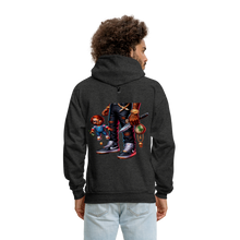 SBB Checky Men's Hoodie - charcoal grey