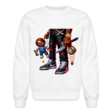 SBB Chucky On My Chain Crewneck Sweatshirt - white