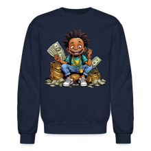 SBB Young Money Bag Crewneck Sweatshirt - navy