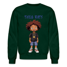 SBB Thug Rats Crewneck Sweatshirt - forest green