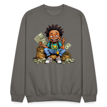 SBB Young Money Bag Crewneck Sweatshirt - asphalt gray