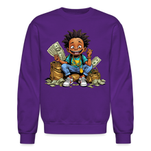 SBB Young Money Bag Crewneck Sweatshirt - purple