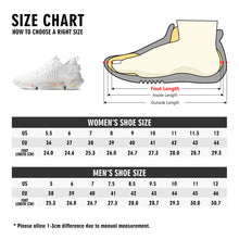 SBB Mens White Air Heel React Running Shoes