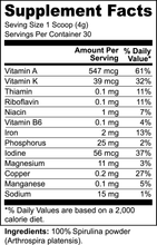 GNIKANORA Organic Spirulina Powder