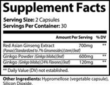 GNIKANORA Ginkgo Biloba + Ginseng