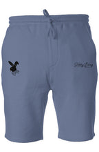 SBB Slate Blue Pigment Dyed Fleece Shorts