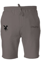 SBB Black Pigment Dyed Fleece Shorts