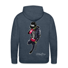 SBB Graffiti Men’s Premium Hoodie - heather denim