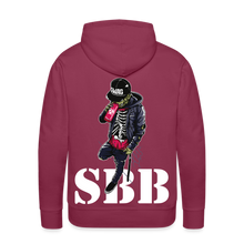 SBB logo Men’s Premium Hoodie - burgundy