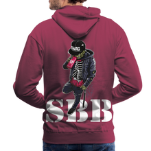 SBB logo Men’s Premium Hoodie - burgundy