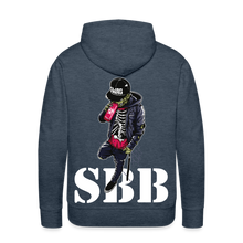 SBB logo Men’s Premium Hoodie - heather denim