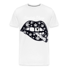 SBB weed lips Men's Premium T-Shirt - white