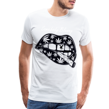 SBB weed lips Men's Premium T-Shirt - white