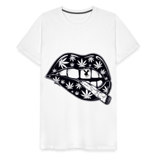 SBB weed lips Men's Premium T-Shirt - white