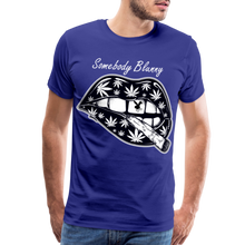 SBB weed lips Men's Premium T-Shirt - royal blue