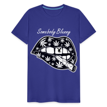 SBB weed lips Men's Premium T-Shirt - royal blue