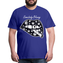 SBB weed lips Men's Premium T-Shirt - royal blue