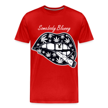 SBB weed lips Men's Premium T-Shirt - red