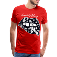 SBB weed lips Men's Premium T-Shirt - red