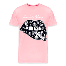 SBB weed lips Men's Premium T-Shirt - pink