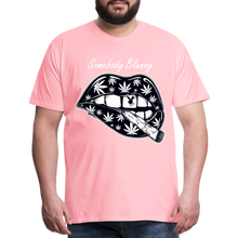 SBB weed lips Men's Premium T-Shirt - pink