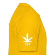 SBB weed lips Men's Premium T-Shirt - sun yellow