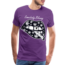 SBB weed lips Men's Premium T-Shirt - purple