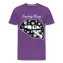 SBB weed lips Men's Premium T-Shirt - purple