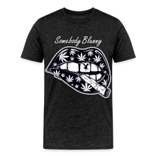 SBB weed lips Men's Premium T-Shirt - charcoal grey