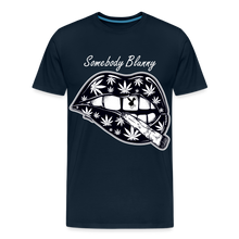 SBB weed lips Men's Premium T-Shirt - deep navy