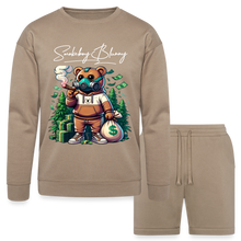 SBB Bella + Canvas Unisex Sweatshirt & Short Set - tan