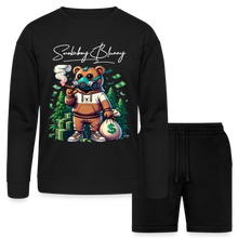 SBB Bella + Canvas Unisex Sweatshirt & Short Set - black