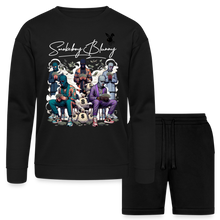 SBB Bella + Canvas Unisex Sweatshirt & Short Set - black