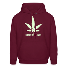 SBB Green Leaf Men's Hoodie - burgundy