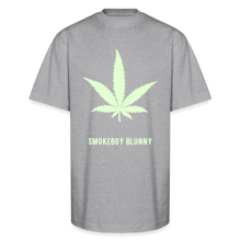 SBB GLOW PRINT Oversized Heavyweight T-Shirt - heather gray