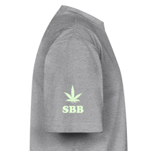 SBB GLOW PRINT Oversized Heavyweight T-Shirt - heather gray