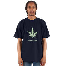 SBB GLOW PRINT Oversized Heavyweight T-Shirt - navy