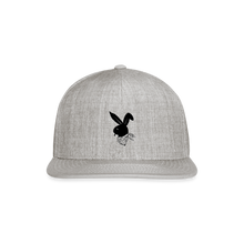 SBB Snapback Baseball Cap - heather gray