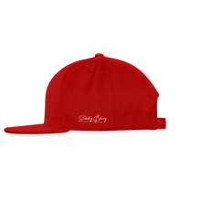 SBB Snapback Baseball Cap - red