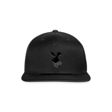 SBB Snapback Baseball Cap - black