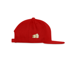 SBB Snapback Baseball Cap - red