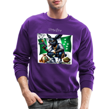 Smokeboy Blunny Crewneck Sweatshirt - purple