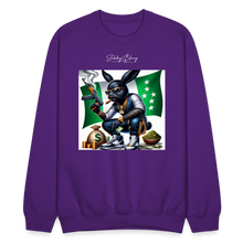 Smokeboy Blunny Crewneck Sweatshirt - purple