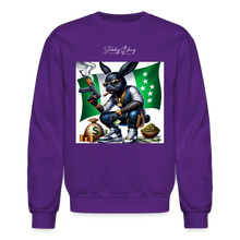 Smokeboy Blunny Crewneck Sweatshirt - purple