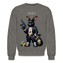 Smokeboy Blunny Crewneck Sweatshirt - asphalt gray