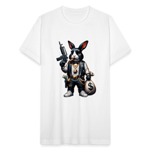 Smokeboy Blunny Unisex Jersey T-Shirt by Bella + Canvas - white