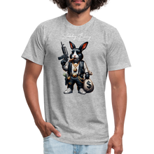 Smokeboy Blunny Unisex Jersey T-Shirt by Bella + Canvas - heather gray